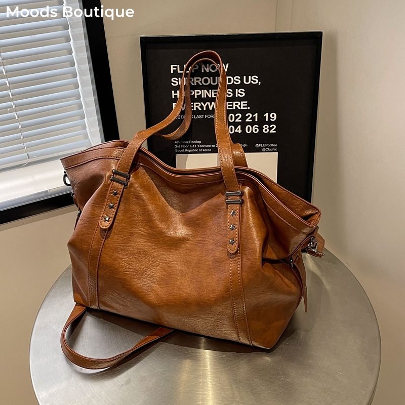 Women'S Vegan Bags - MOODS Large Sized Tote Bags For