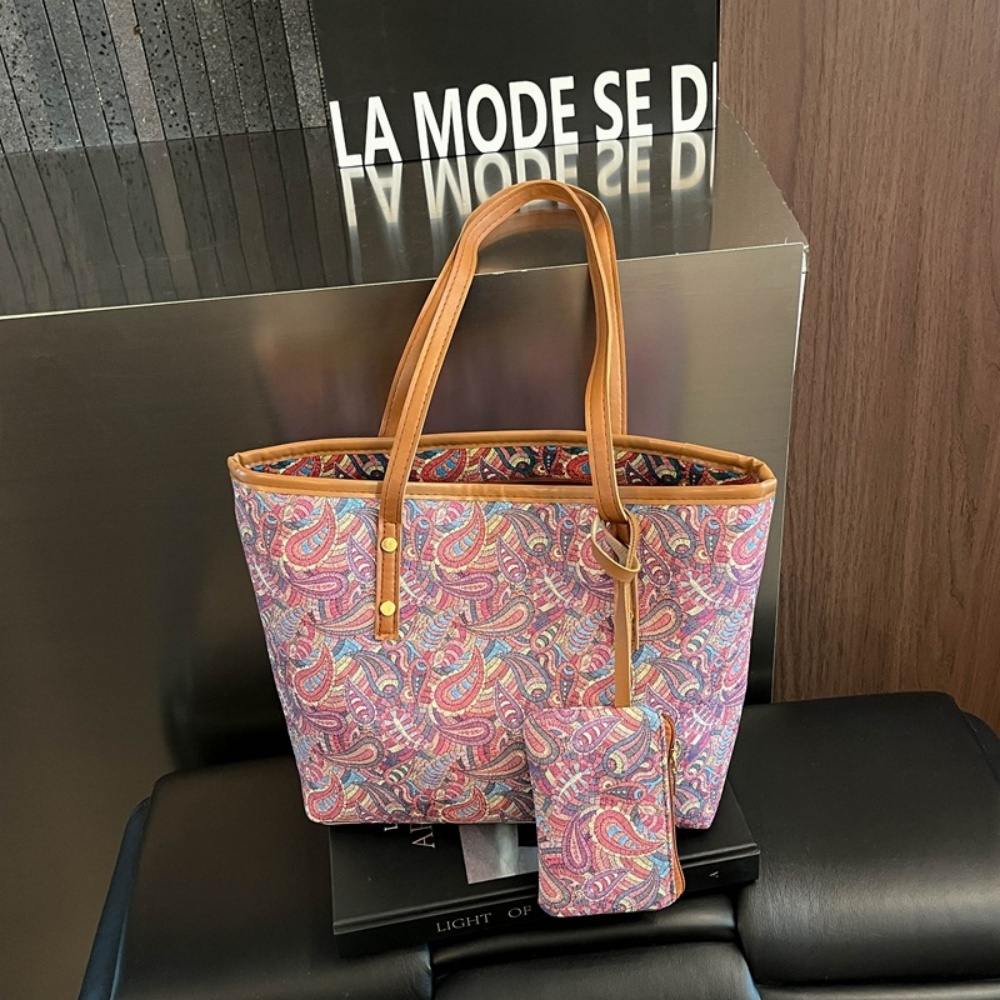 Women'S Work Bags Tote - 2PCS Women Large Capacity Tote Bag