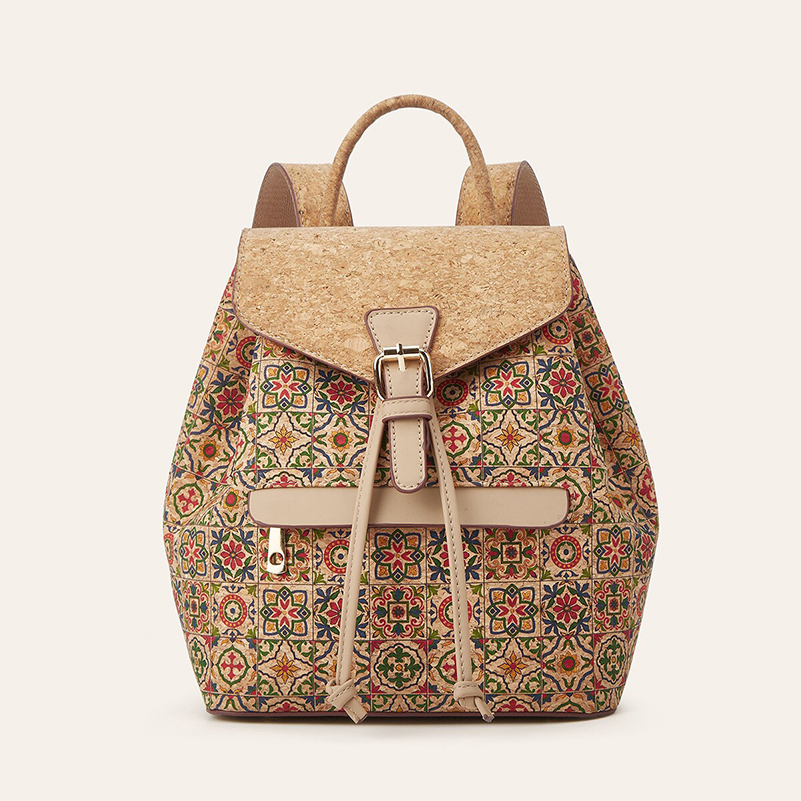 Women'S Retro Bags - Backpack Bags Retro Cork Leather National