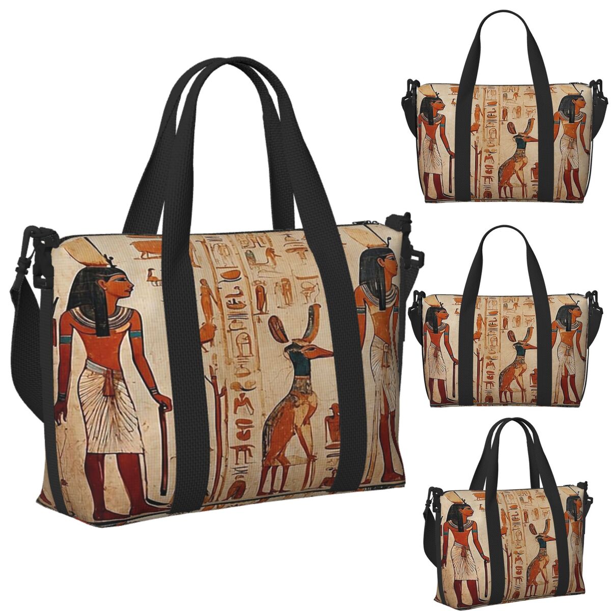 Women Bags Egypt - Custom Ancient Egypt Mural Egyptian Mythology