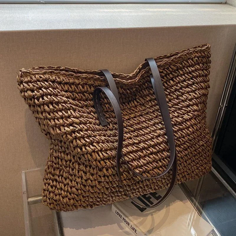 Women Bags Trend 2025 - PU Luxury Design Shoulder Bag Weaving