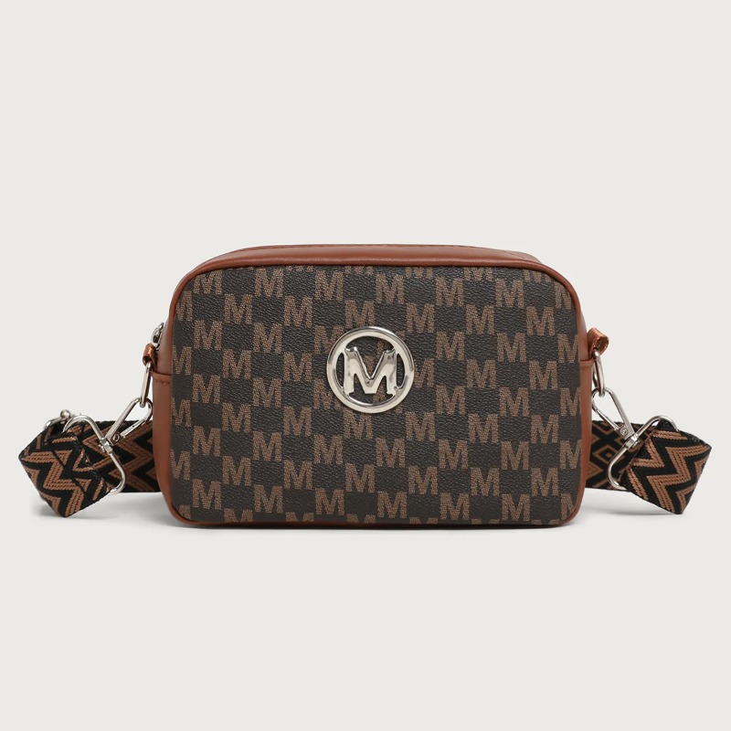 Women'S Bags At M&S - Retro M Pattern Design Female Crossbody