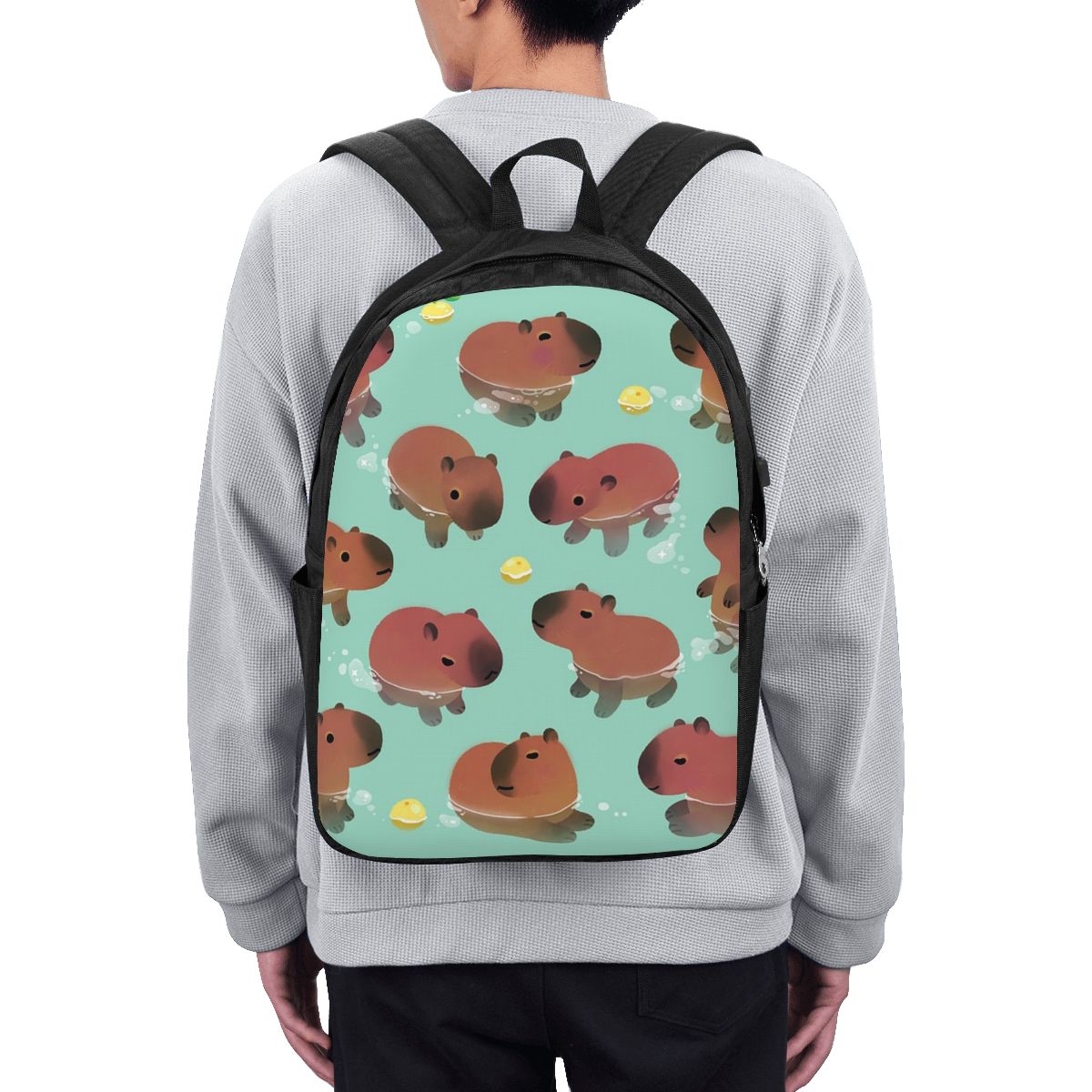 Capybara Animal Pattern Backpa - Women Bags Laptop review and price