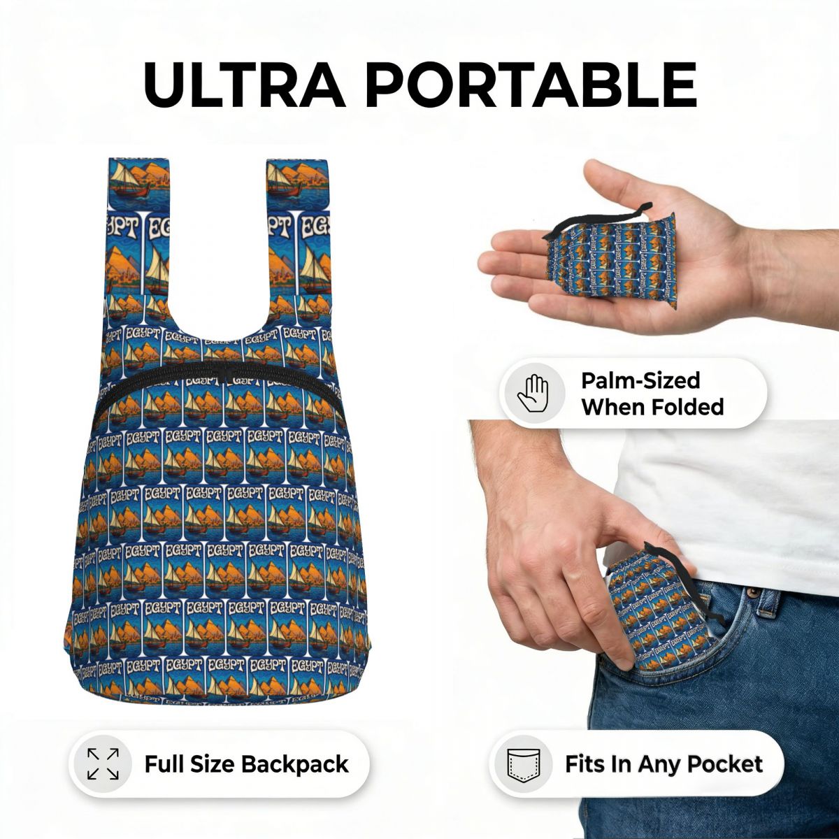 Egypt Piramids Retro Backpack  - Women Bags Egypt review and price