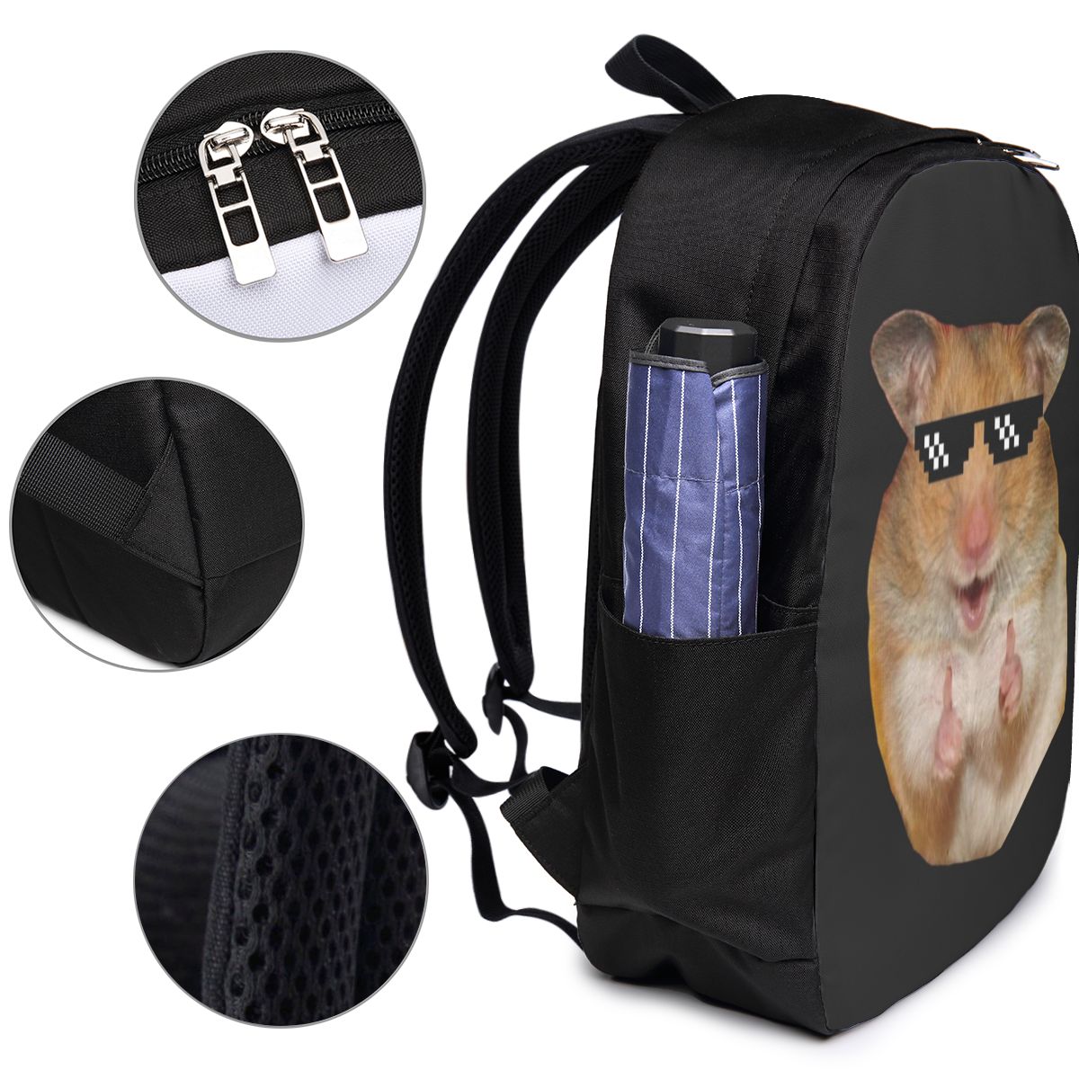 Funny Hamster Backpack Travel  - Women Bags Laptop review and price