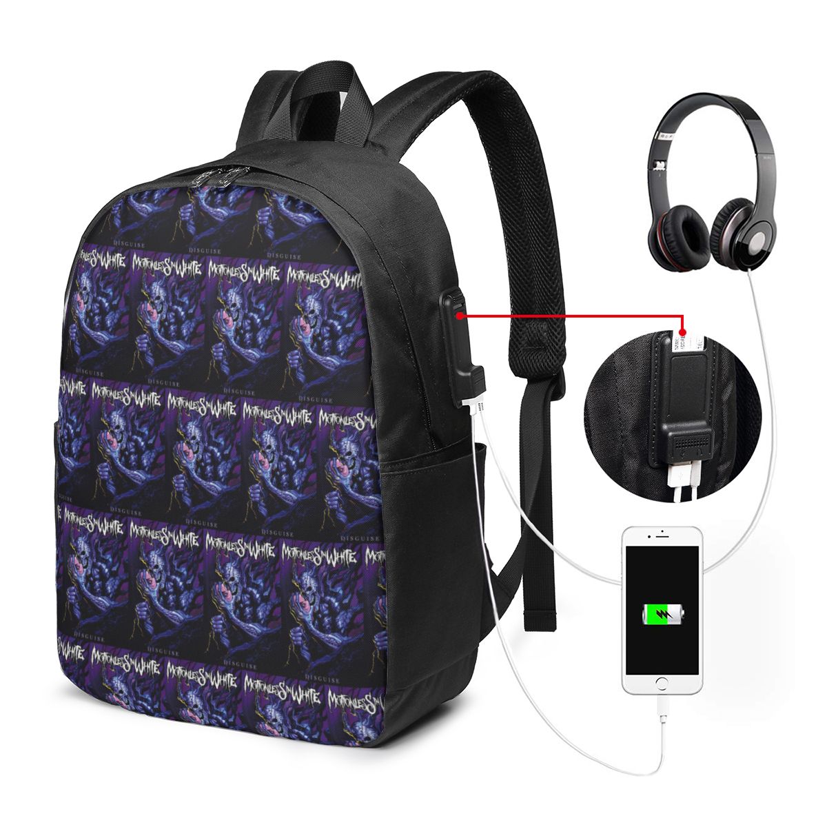 Motionless In White Backpack T - Women Bags Laptop review and price