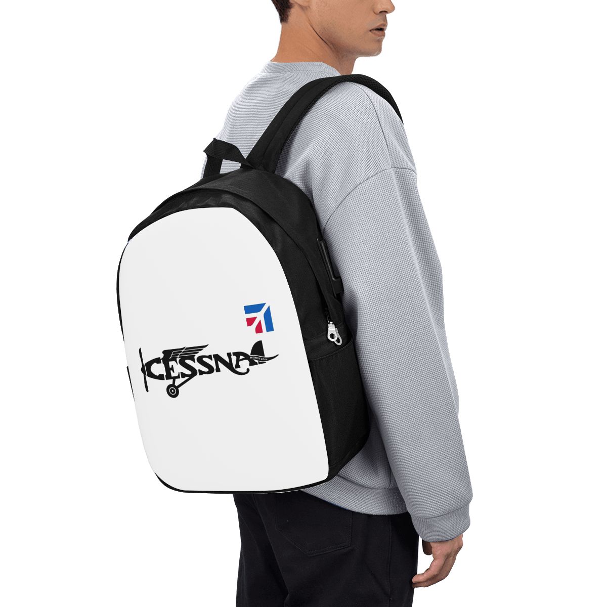 Cessna Logo Backpack Travel No - Women Bags Laptop review and price