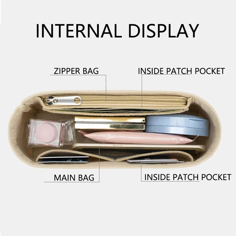 Felt Cloth Insert Bag Organize - Women Bags Hermes review and price
