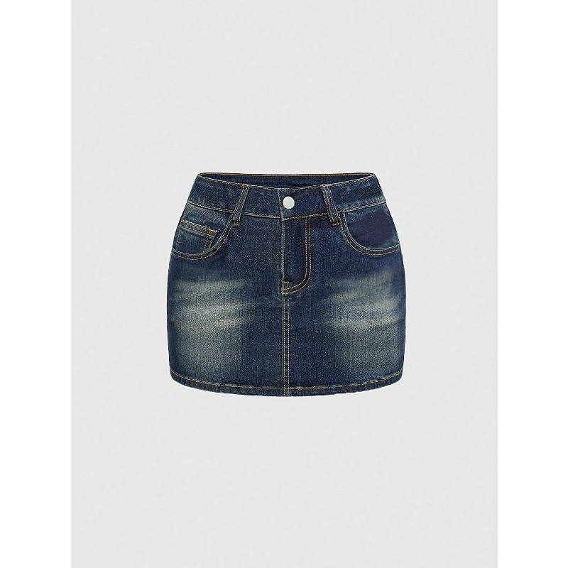 Summer Denim Retro Short Skirt - Women'S Retro Bags review and price