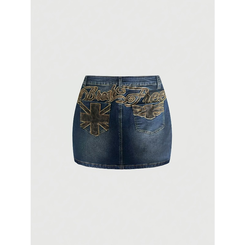 Summer Denim Retro Short Skirt - Women'S Retro Bags review and price