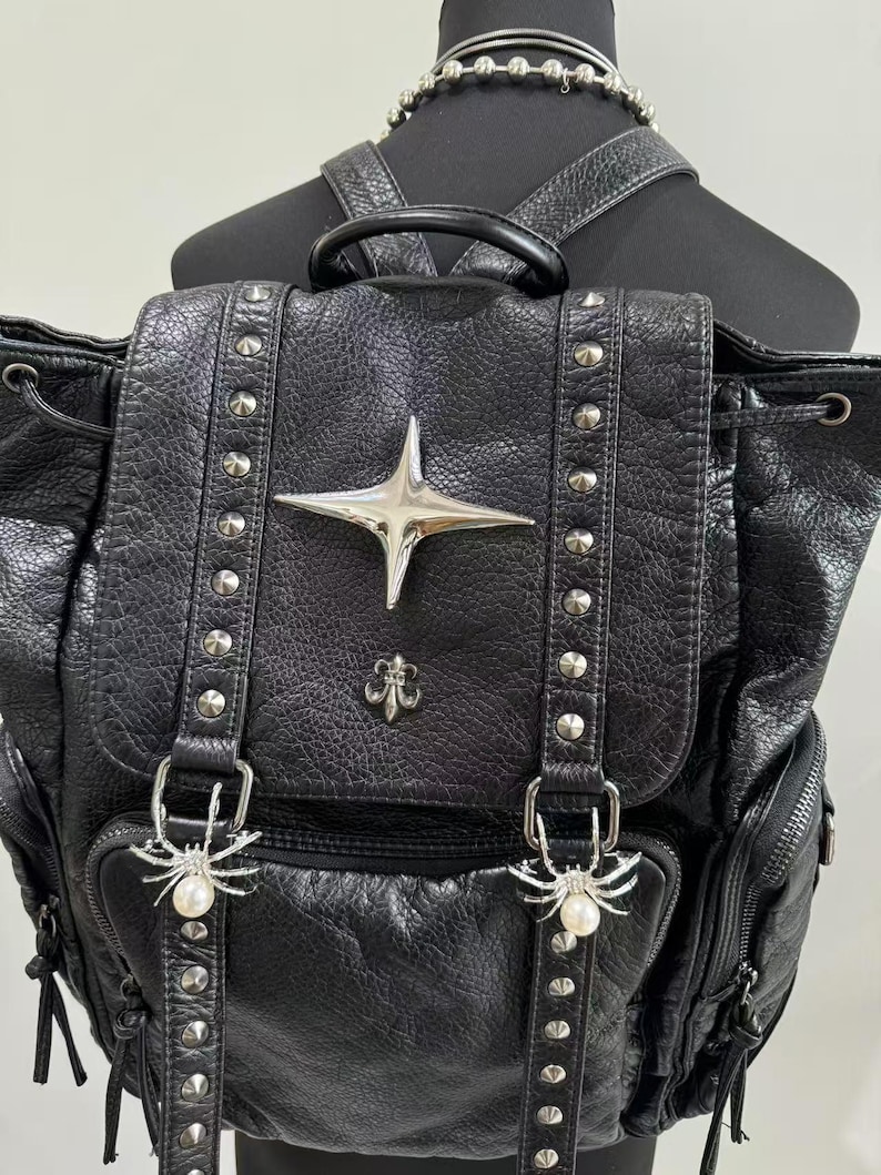 Gothic Punk PU Leather Shoulde - Women'S Vegan Bags review and price