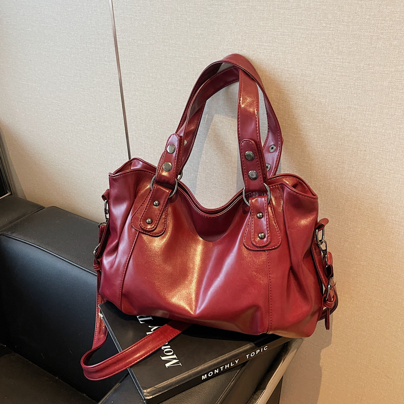 Retro Oil Wax Faux Leather Tot - Women'S Vegan Bags review and price