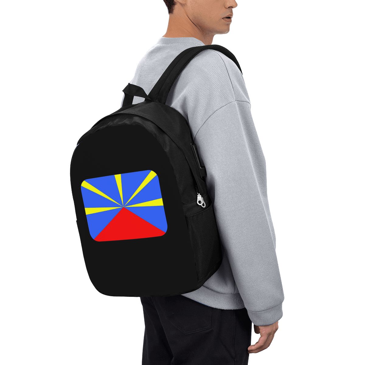 974 Reunion Island Flag Backpa - Women Bags Laptop review and price