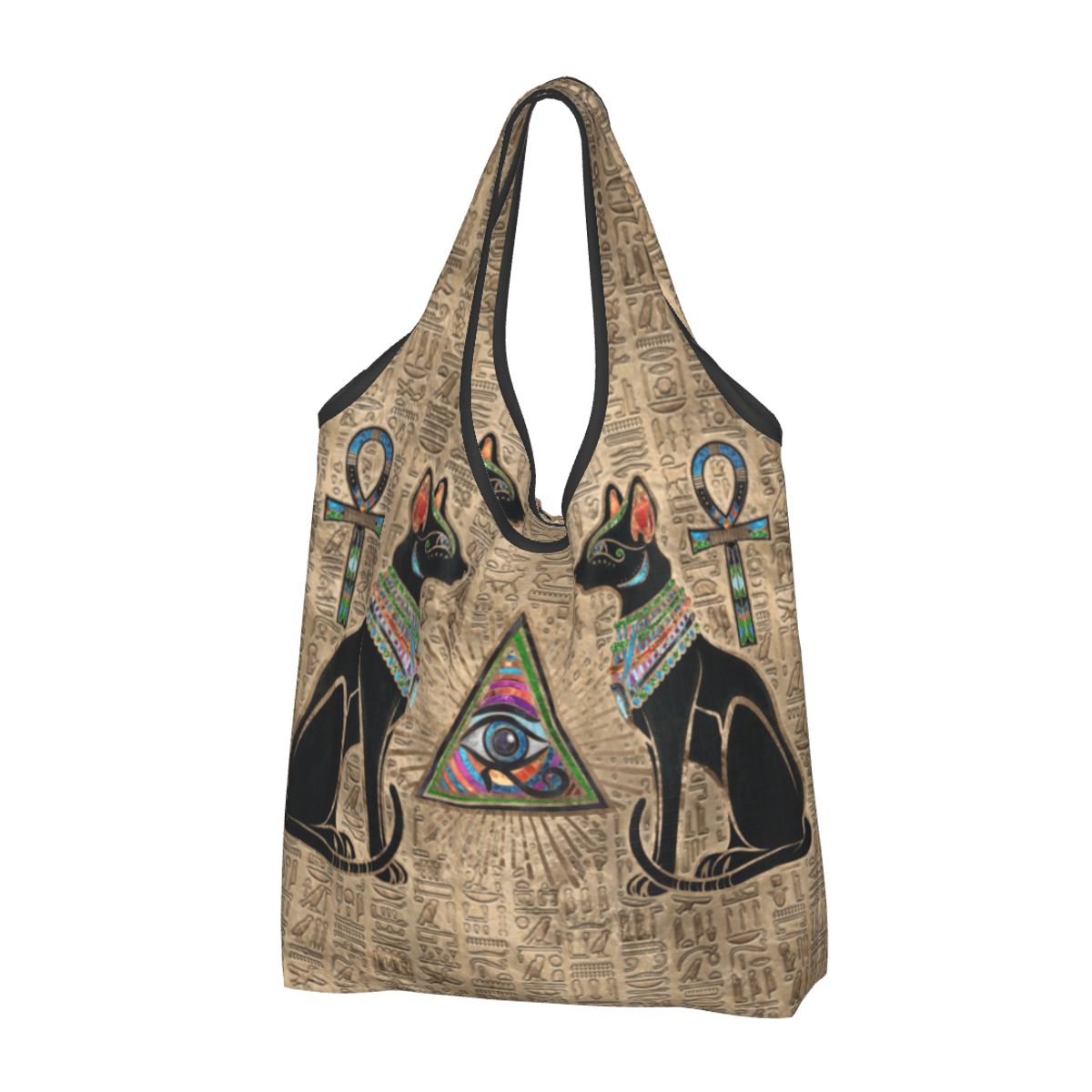 Custom Reusable Egyptian Cats  - Women Bags Egypt review and price