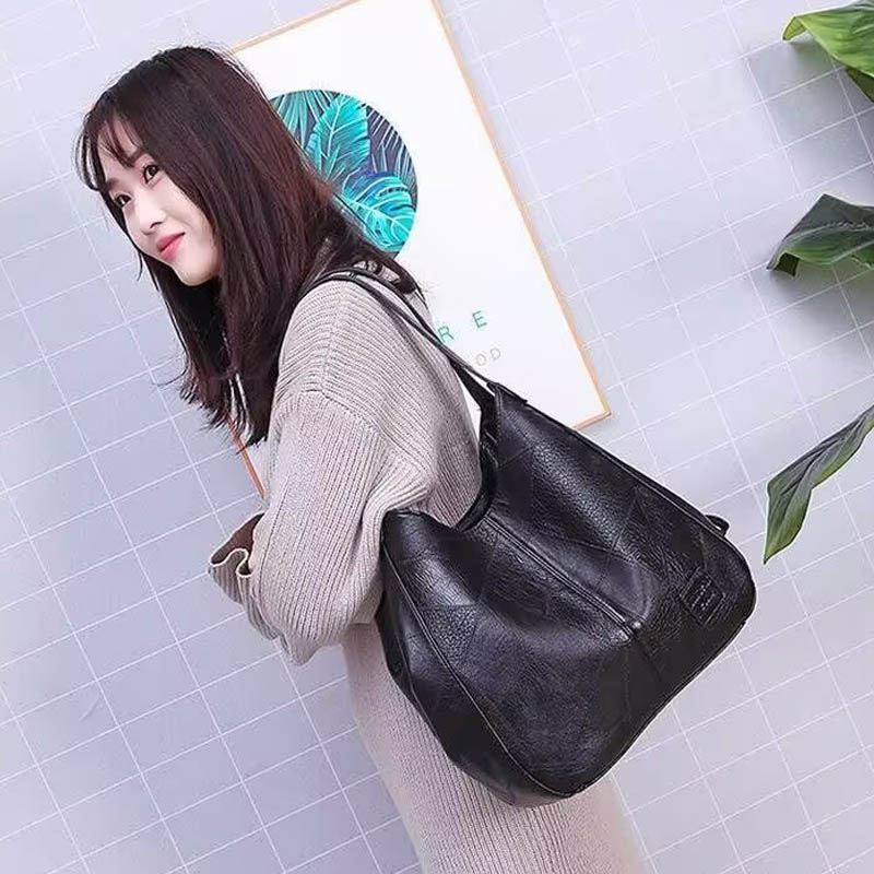 Large Capacity Vintage Leather - Women'S Vegan Bags review and price
