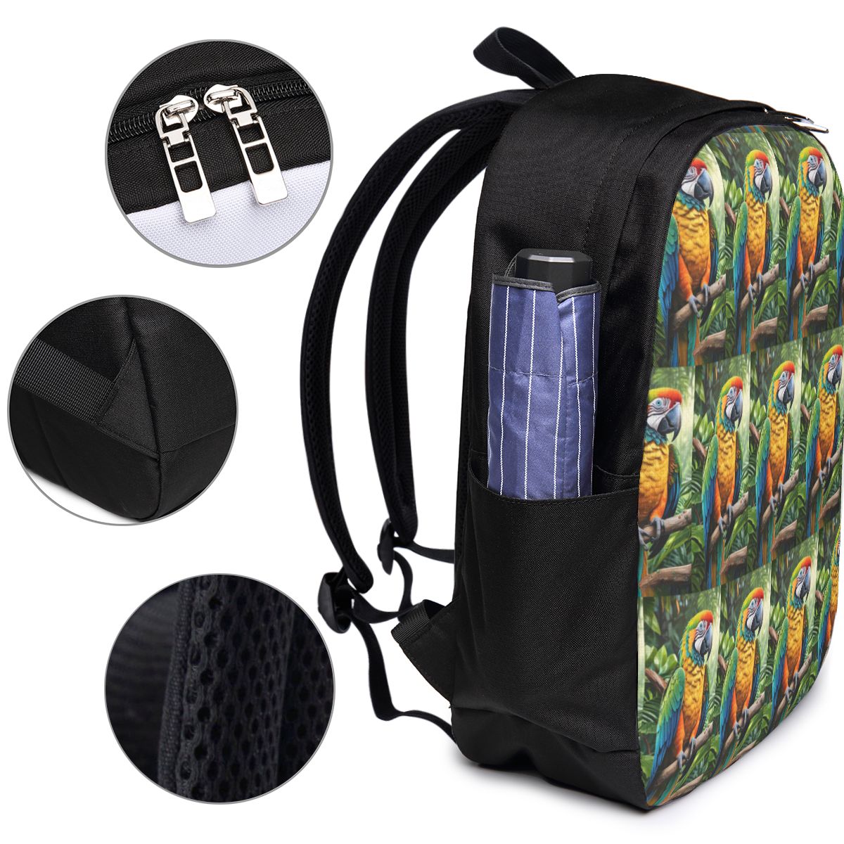 Cute Macaw Parrots Backpack Tr - Women Bags Laptop review and price