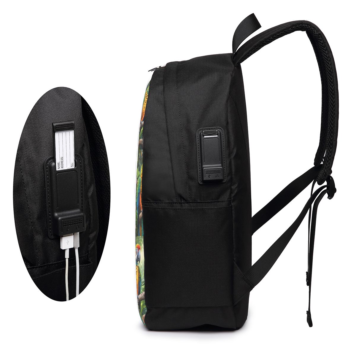 Cute Macaw Parrots Backpack Tr - Women Bags Laptop review and price