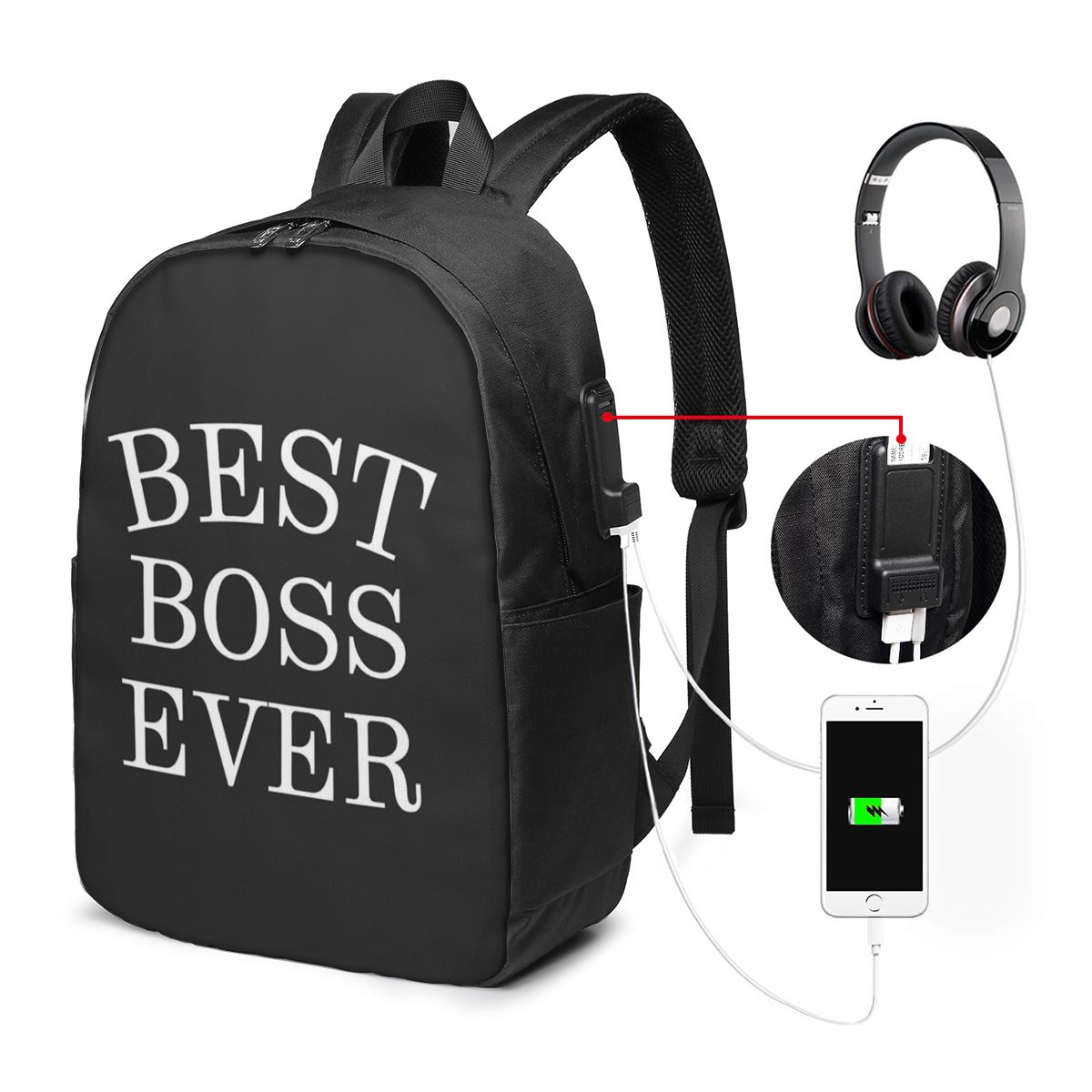 Lady Best Boss Ever Backpack T - Women Bags Laptop review and price