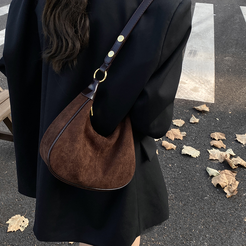 LEFTSIDE Women Small Suede Sho - Women Bags Trend 2025 review and price