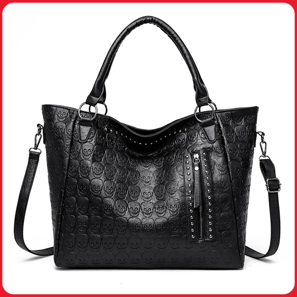 Punk Skull Crossbody Bag PU Le - Women'S Work Bags Tote review and price