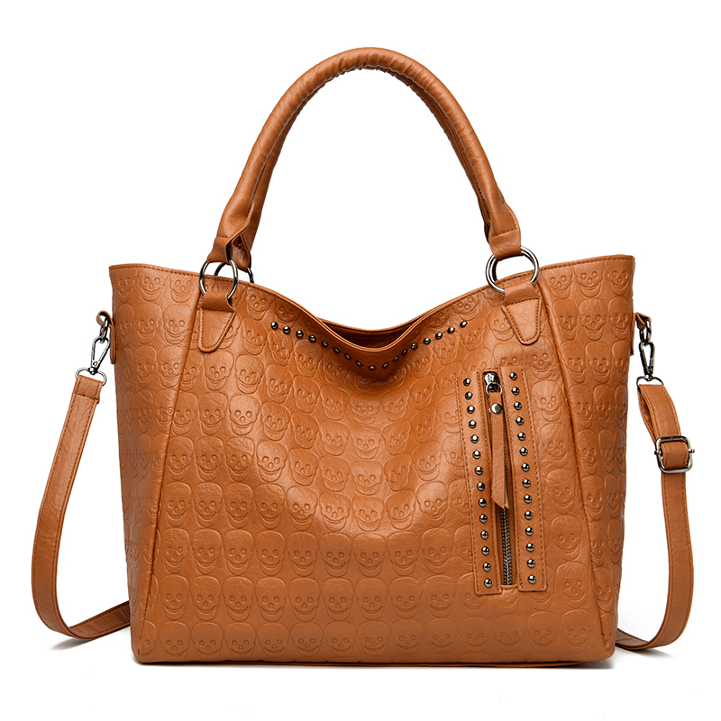 Punk Skull Crossbody Bag PU Le - Women'S Work Bags Tote review and price