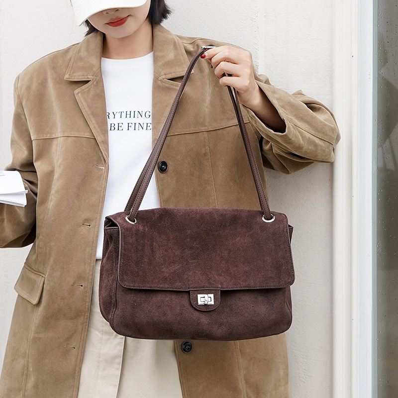 Genuine Suede Leather Underarm - Women'S Work Bags Tote review and price