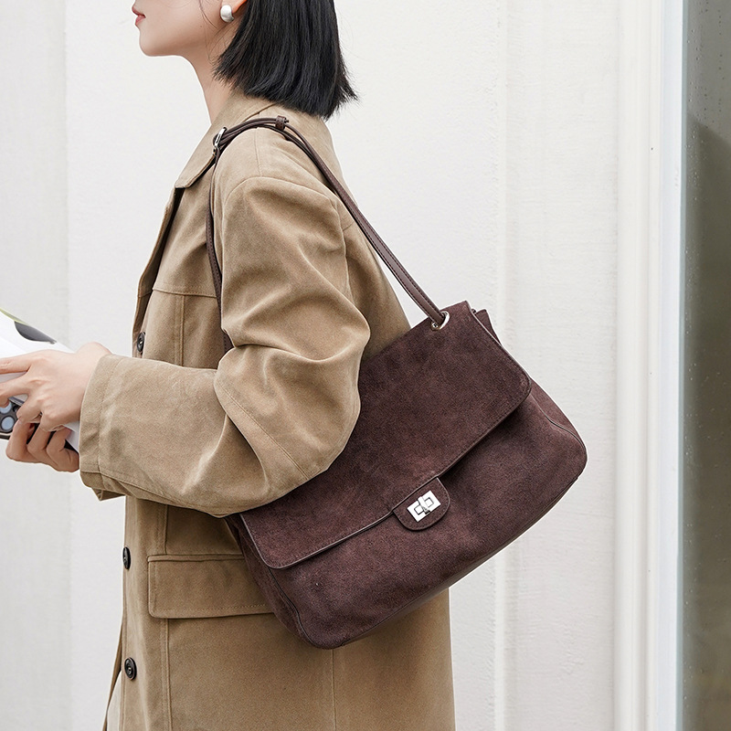 Genuine Suede Leather Underarm - Women'S Work Bags Tote review and price