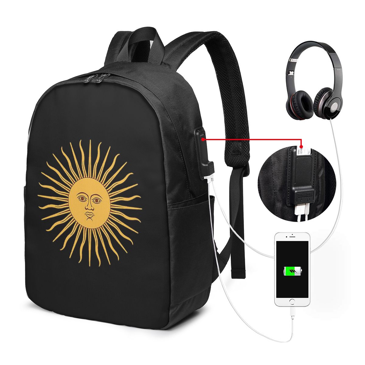 Sun Of May Flag Of Argentina B - Women Bags Laptop review and price