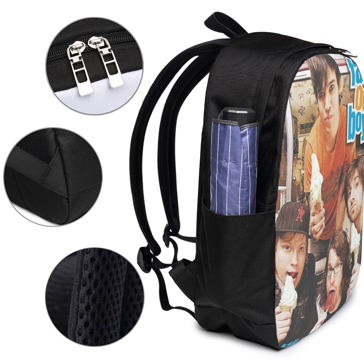 Fall Out Boy Backpack Travel N - Women Bags Laptop review and price
